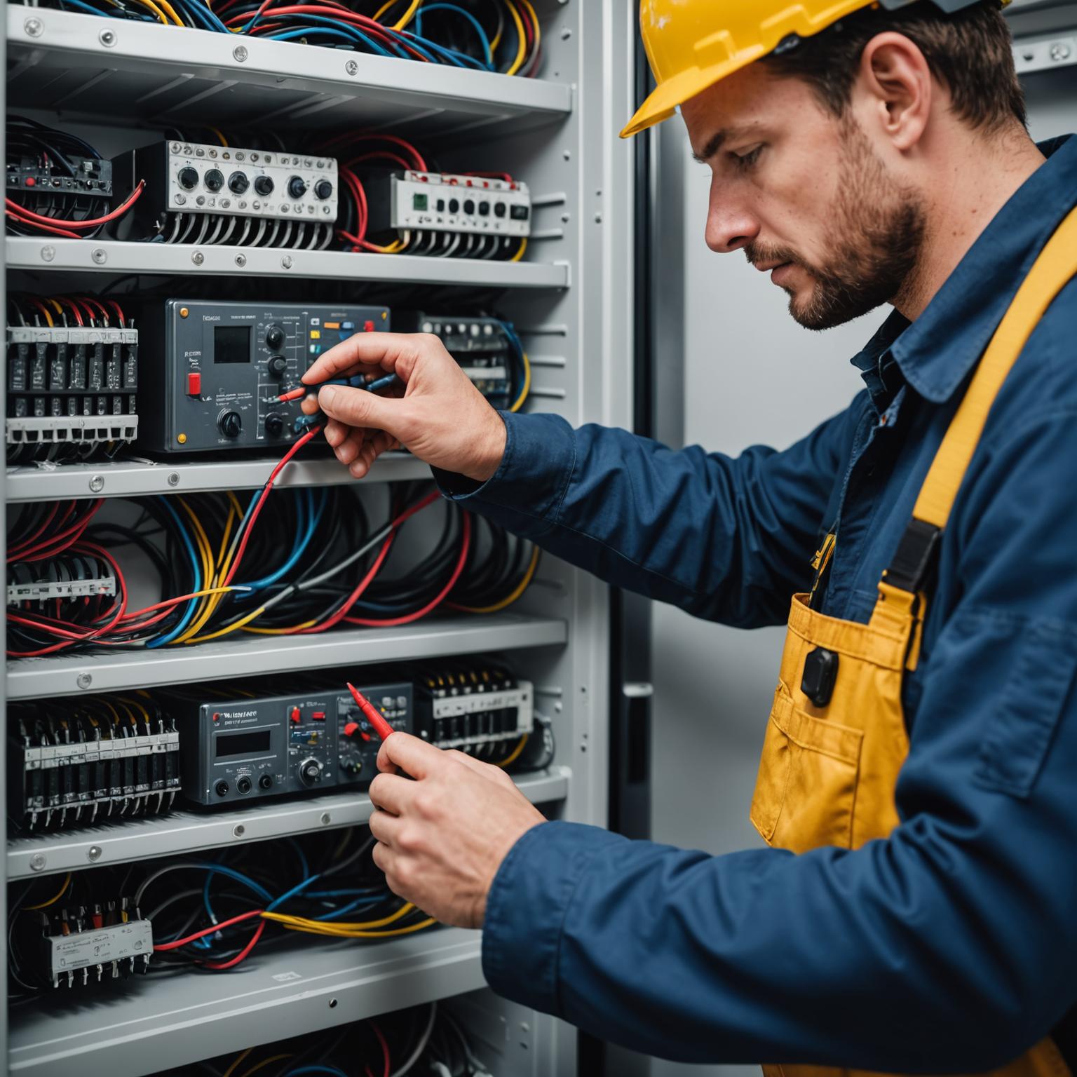 Pemeriksaan dan pembaikan pendawaian elektrik peti sejuk oleh juruteknik FocusPro